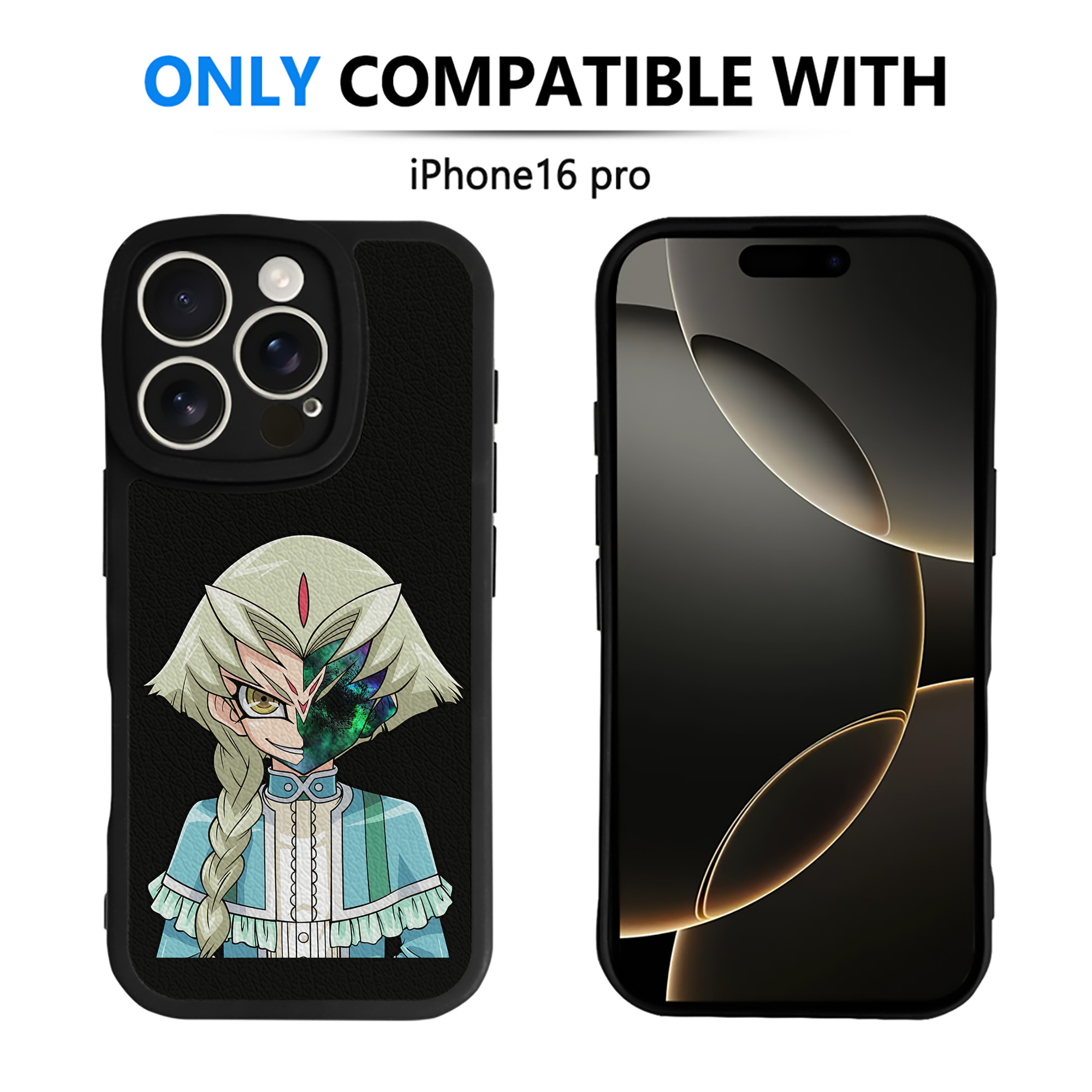 （画像用） 遊☆戯☆王 Yu-Gi-Oh! 【iPhone 16シリーズ対応】シリコンスマホケース（レザー調） 材質：シリコン